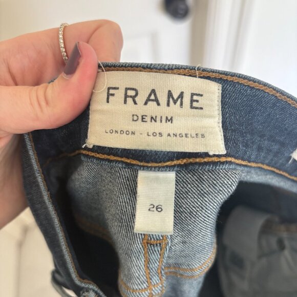 Frame Le High Gautrey Skinny Distressed Jeans - Picture 4 of 6